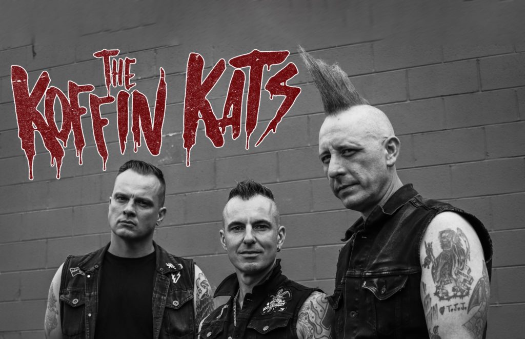 Koffinkats, gotabilly trio