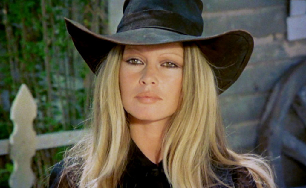 Brigitte Bardot in the film The Petroleum Girls, Les Petroleuses 1971
