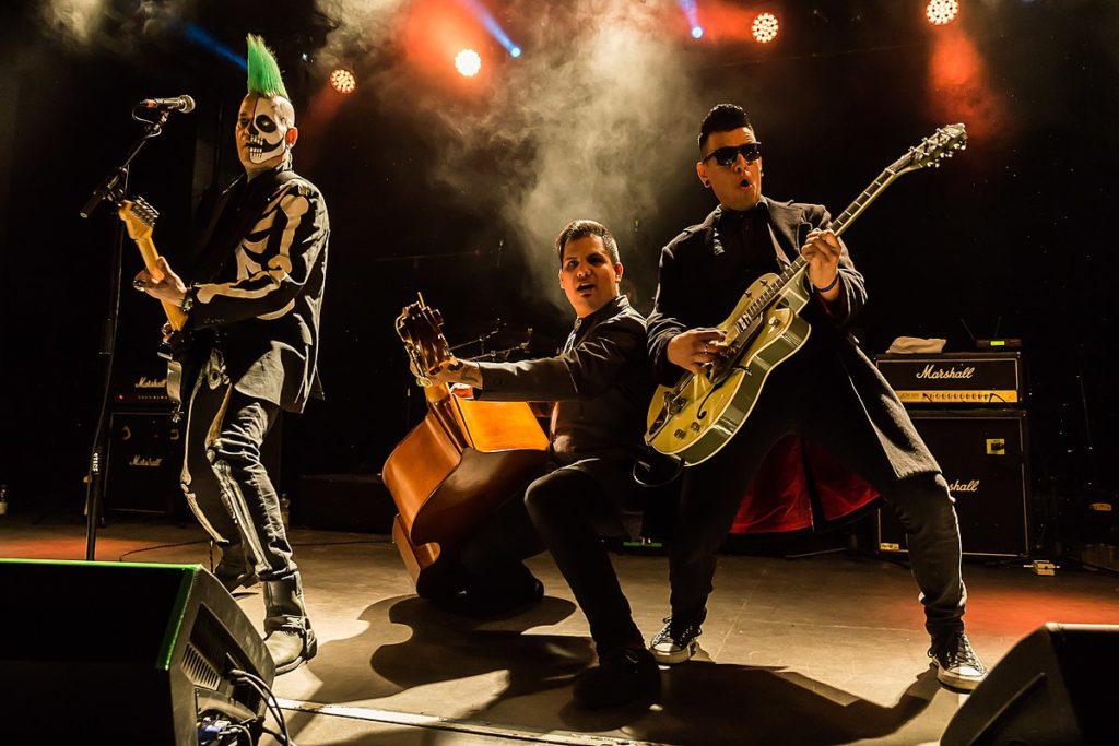Rezurex, a cycobilly band from Los Angeles