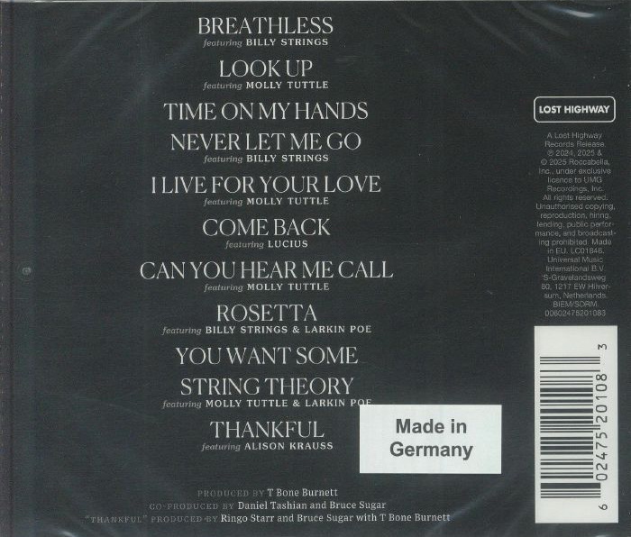 Look Up CD, 2025, song list