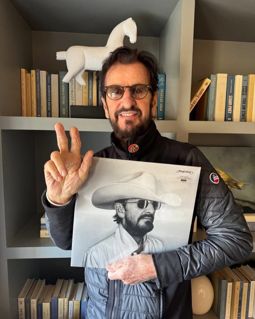Ringo with his new album Look Up 2025 on vinyl