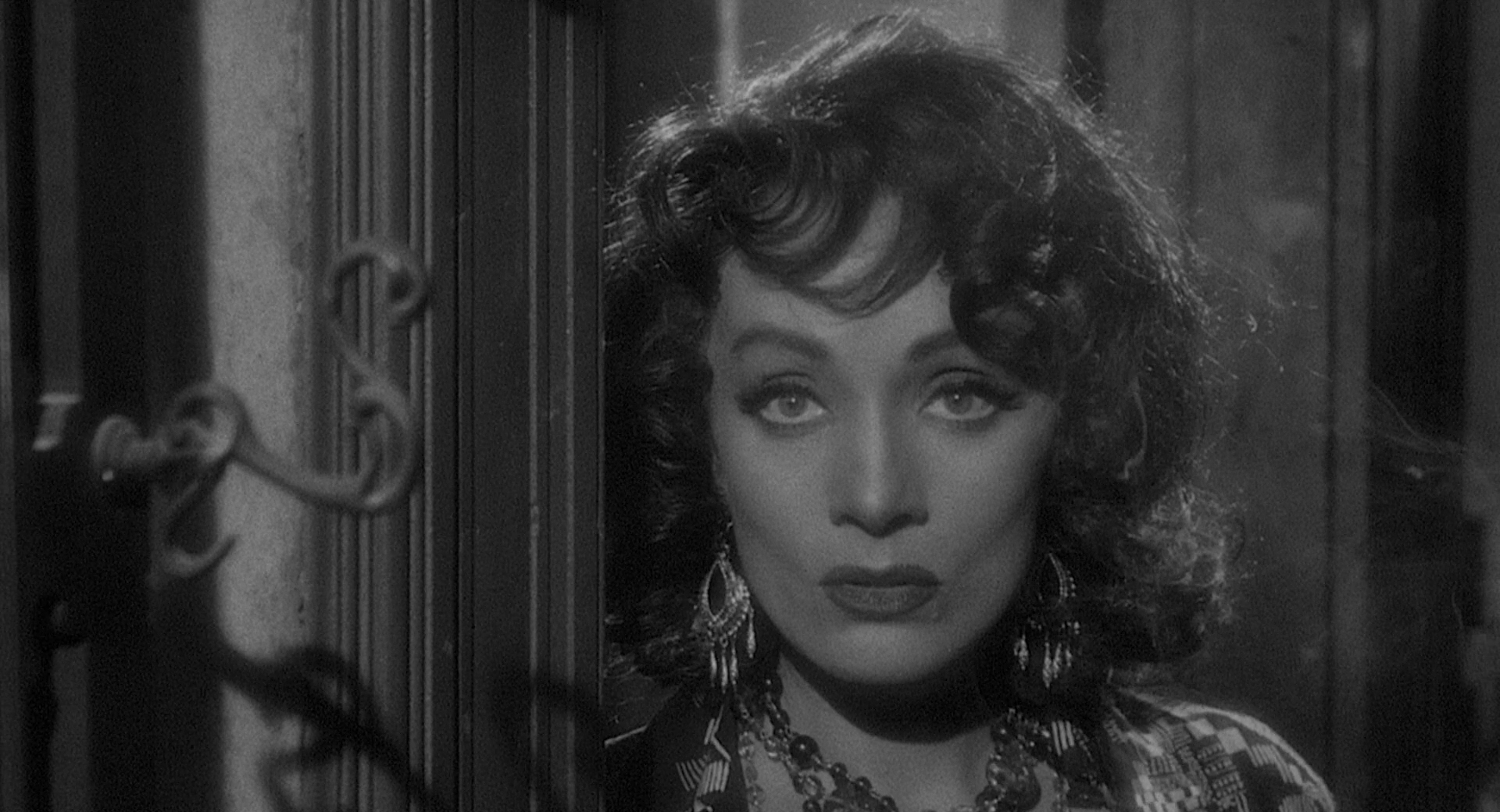 Marlene Dietrich in the film Touch of Evil, a frame from the film