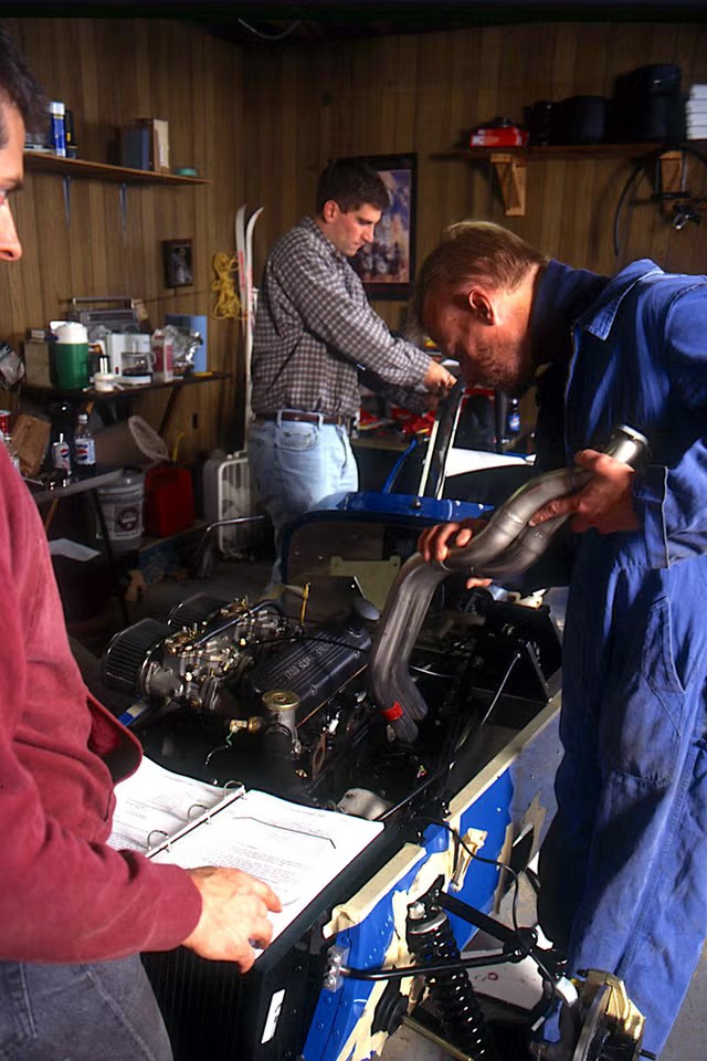 The fascinating process of assembling a car out of a box
