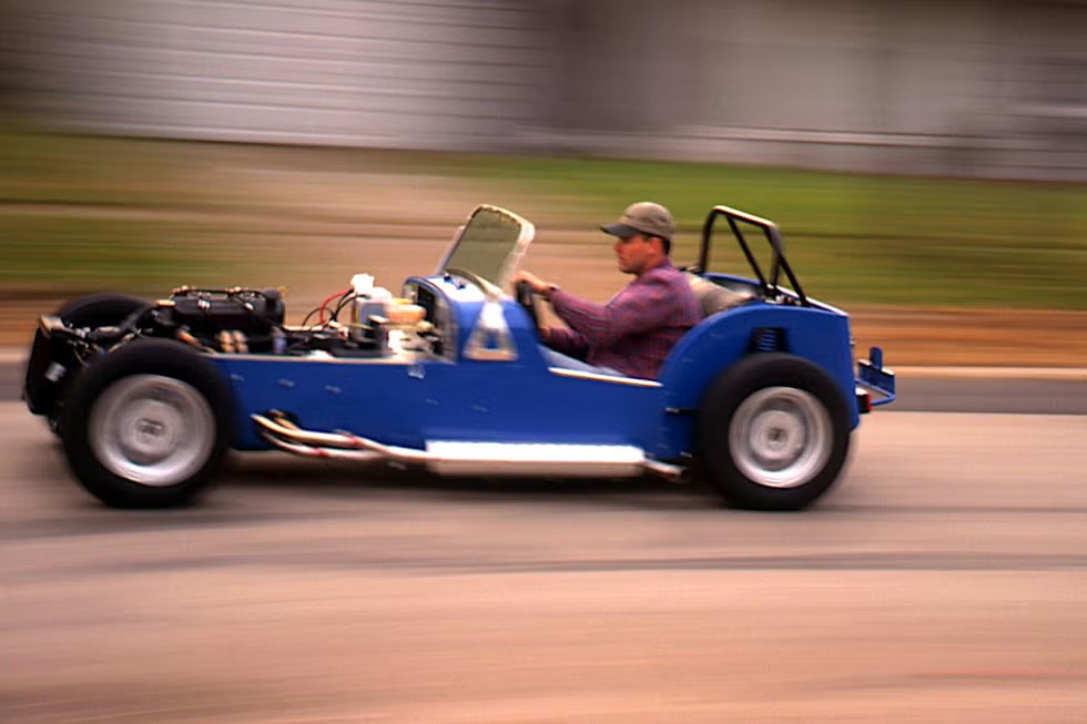 Caterham Kit Car Ride on the racing circuit