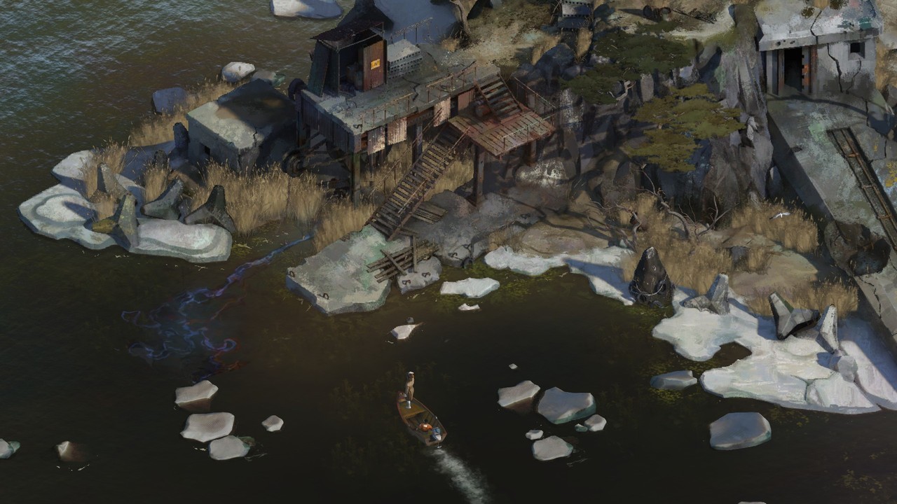 Disco Elysium, a boat