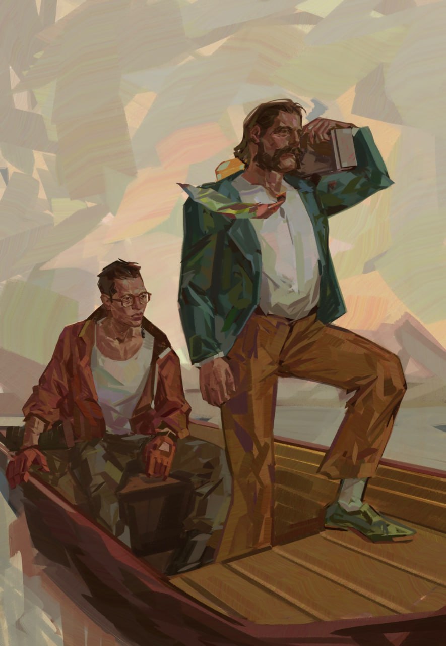 Disco Elysium, boat fan art