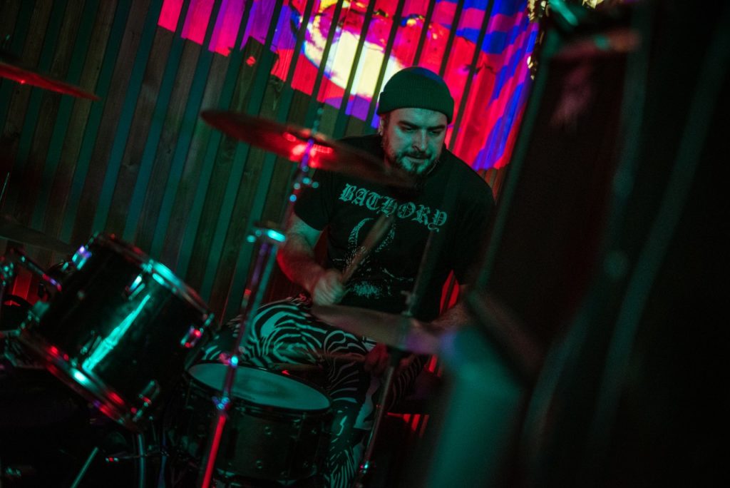 drummer Anton Chekhov, SlapClaps live concert