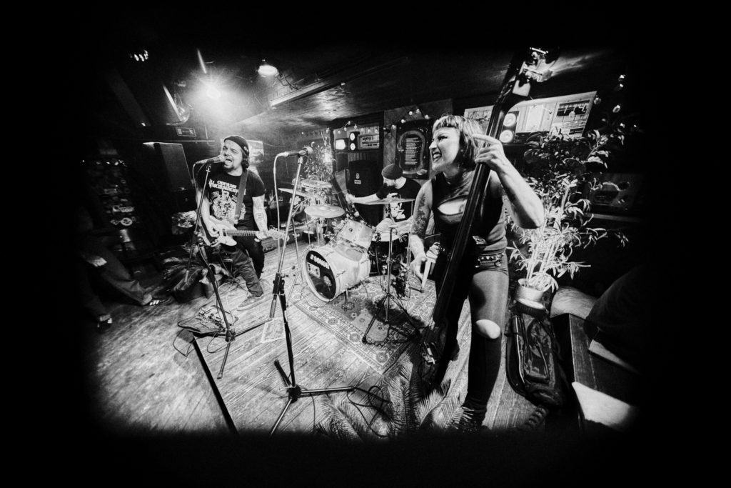 SlapClaps live at a concert