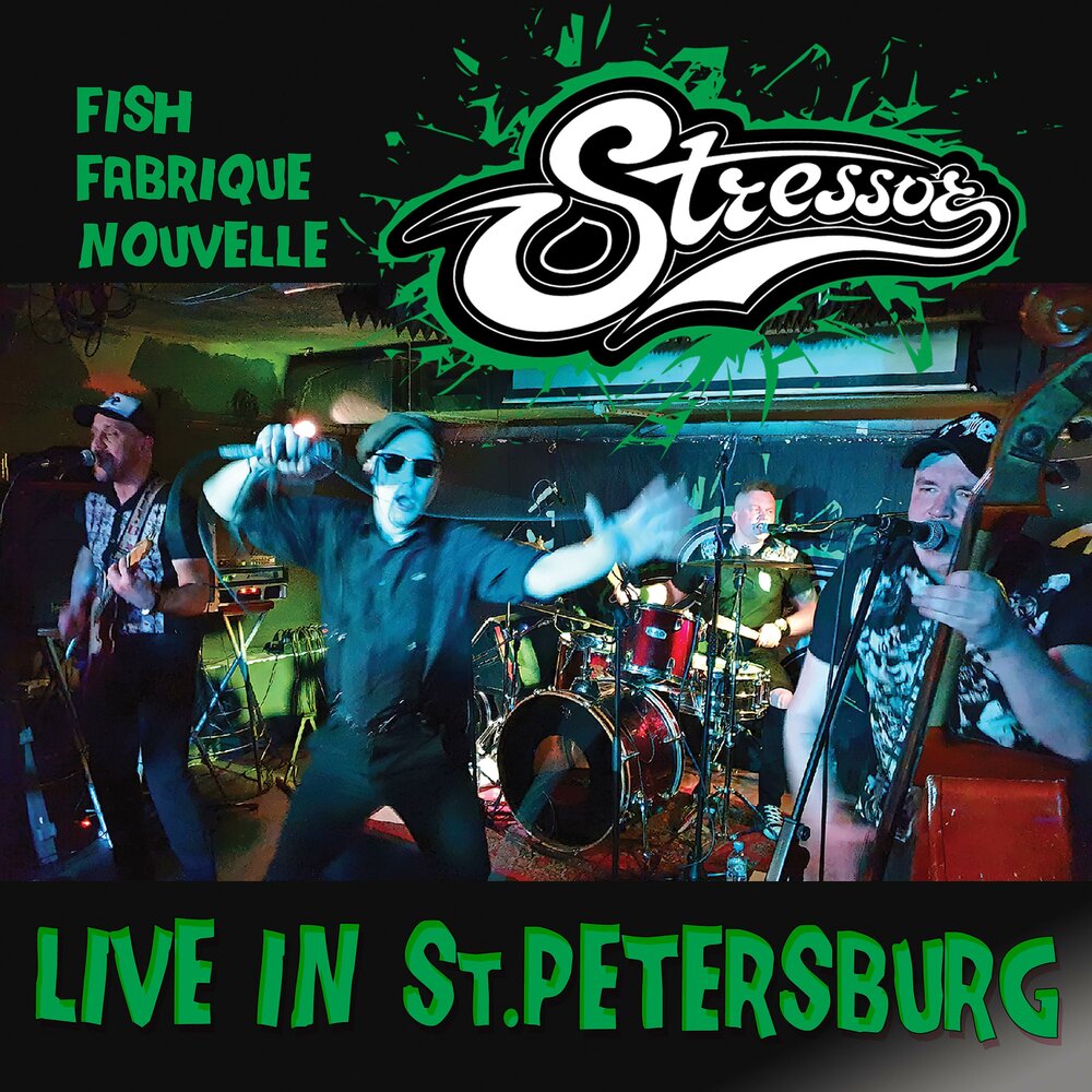 Stressor, live in St.Petersburg, album cover