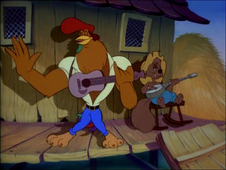 Rock-koo-ka-re-koo, a frame from a cartoon