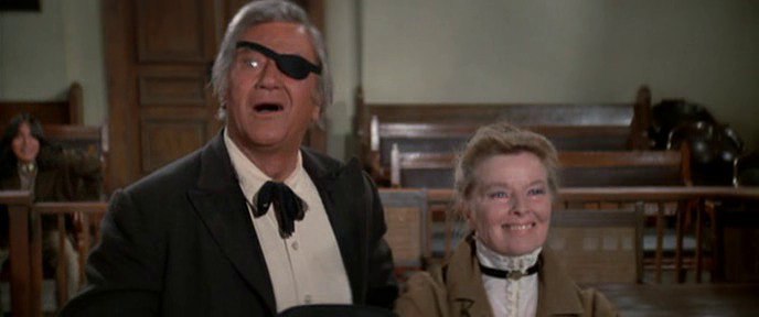 Sheriff Rooster Cogburn and Miss Eula Goodnight