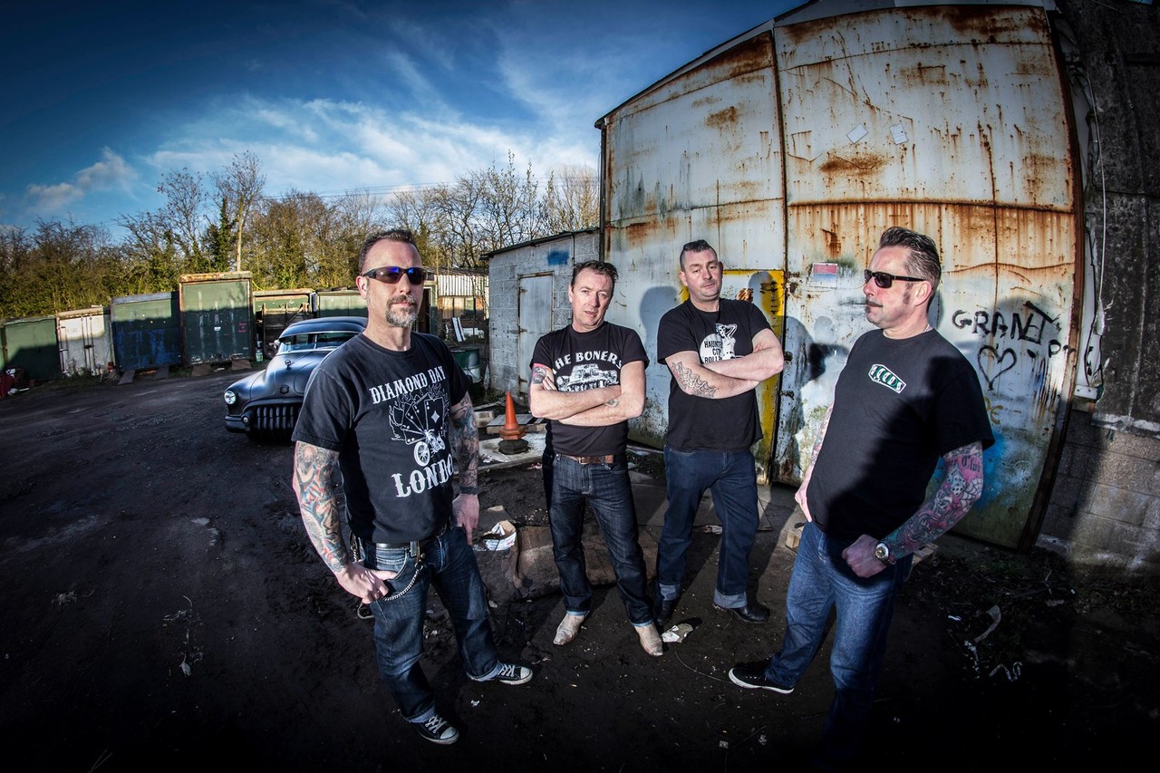 The Boners, a neo-rockabilly band, United Kingdom