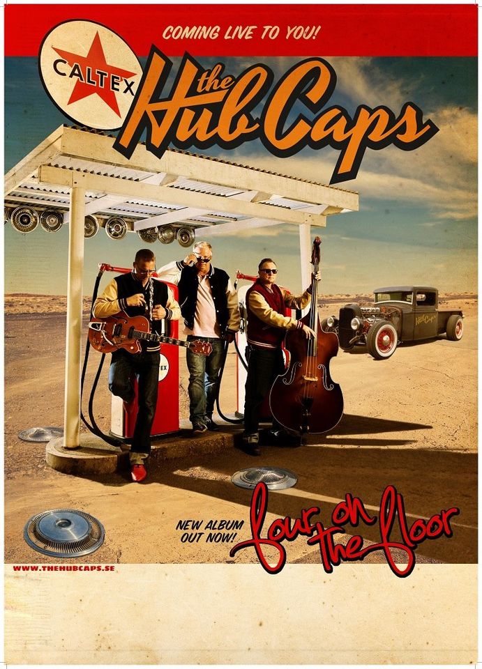 The Hub Caps Postcard