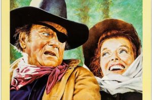Rooster Cogburn, review of the Western film genre with John Wayne and Katharine Hepburn