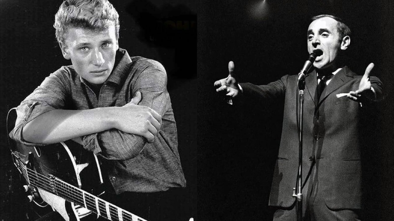 Johnny Hallyday, Charles Aznavour, French rock and roll, ye-ye and chanson