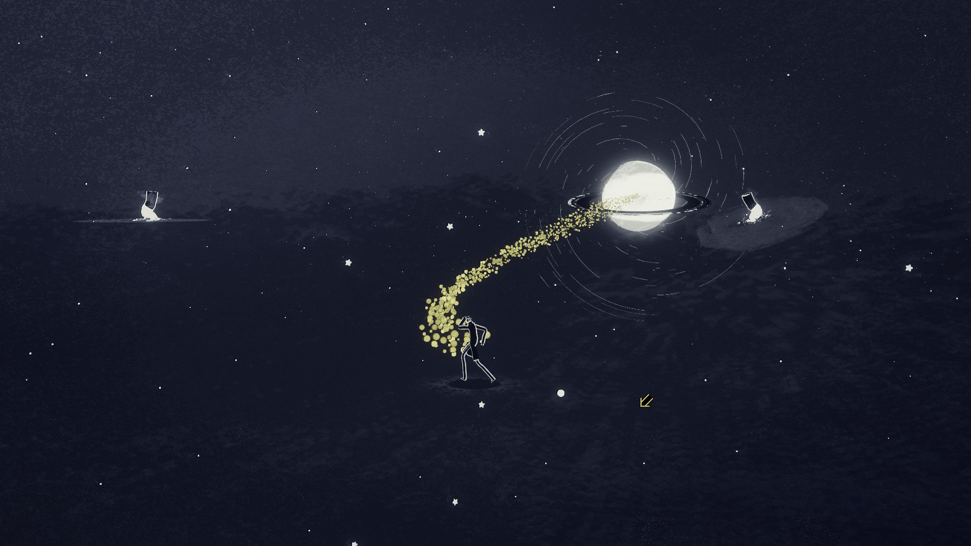 Genesis Noir, the road, the Milky Way