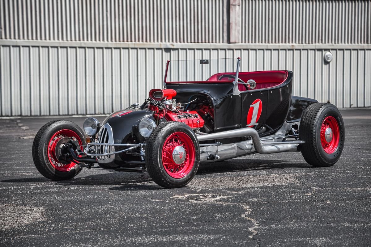A 1923 Ford hot rod with a 4.0 liter Toyota V Hemi engine, photo 01.