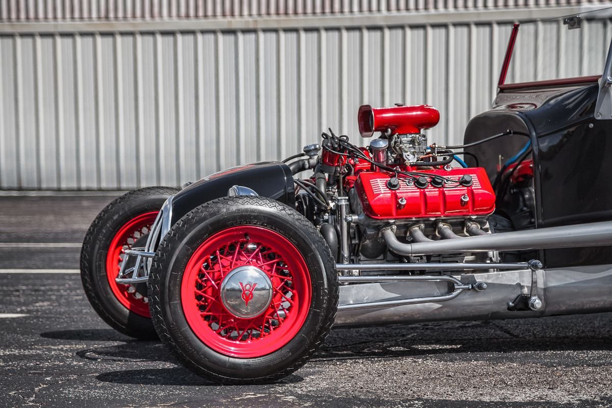 A 1923 Ford hot rod with a 4.0 liter Toyota V Hemi engine, photo 23.