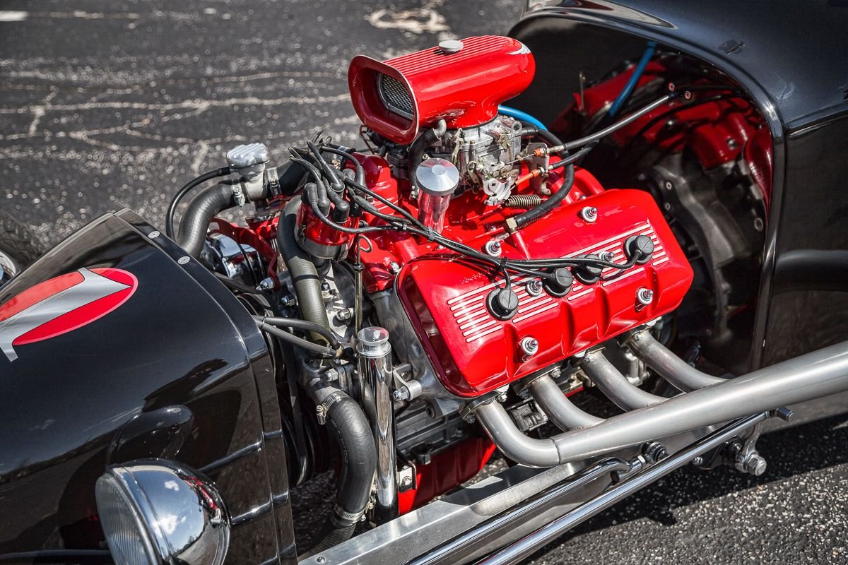 A 1923 Ford hot rod with a 4.0 liter Toyota V Hemi engine, photo 27.