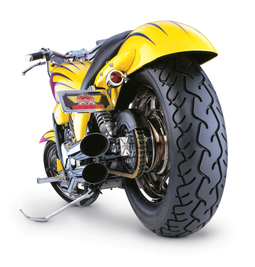 Custom Honda Magna motorcycle from Cobra Customs workshop, photo 03.