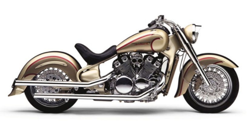 Custom Yamaha Royal Star motorcycle from Cobra Customs workshop, photo 03.