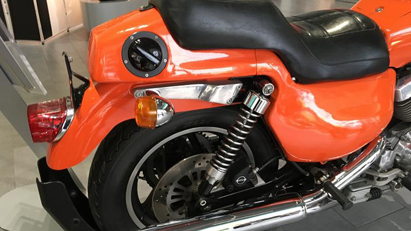 Harley-Davidson Nova prototype with V4 engine, alternative design, photo 07.