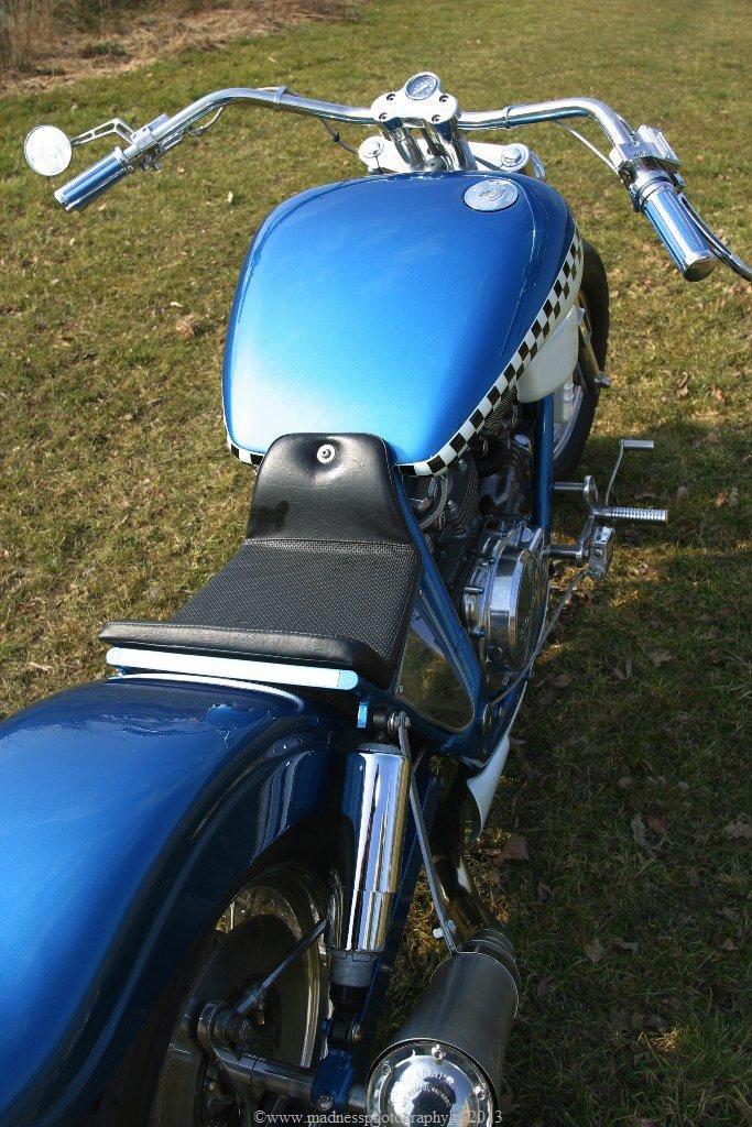 Custom Honda Super Magna bike with V4 engine, photo 03.