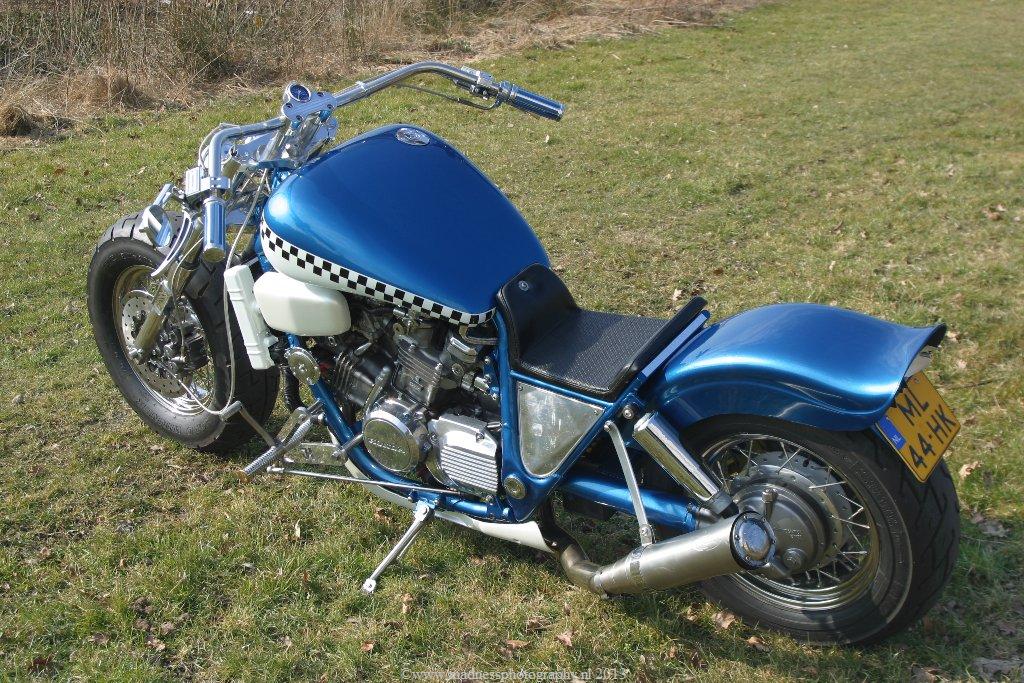 Custom Honda Super Magna bike with V4 engine, photo 08.