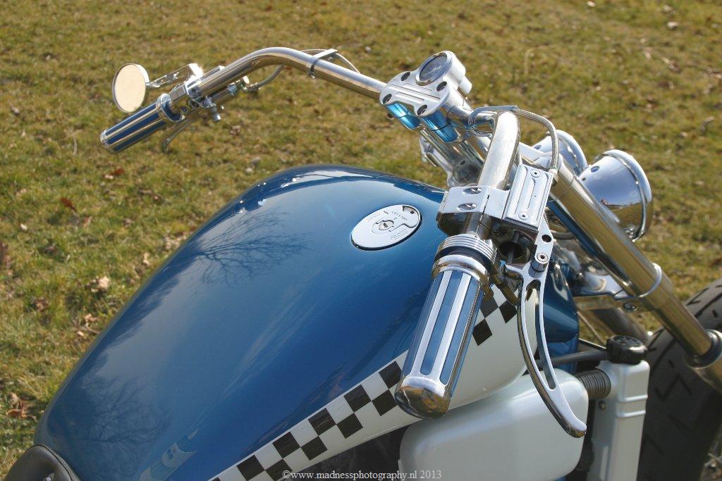 Custom Honda Super Magna bike with V4 engine, photo 13.