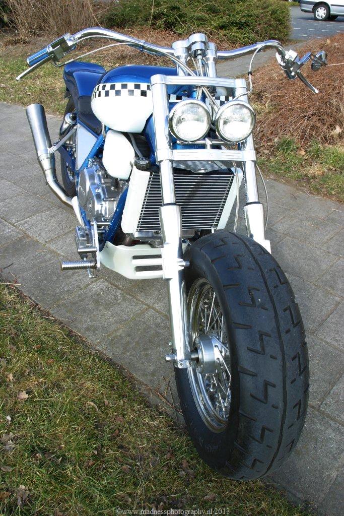 Custom Honda Super Magna bike with V4 engine, photo 15.