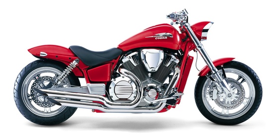 Custom motorcycle Honda VTX 1800, photo 2.