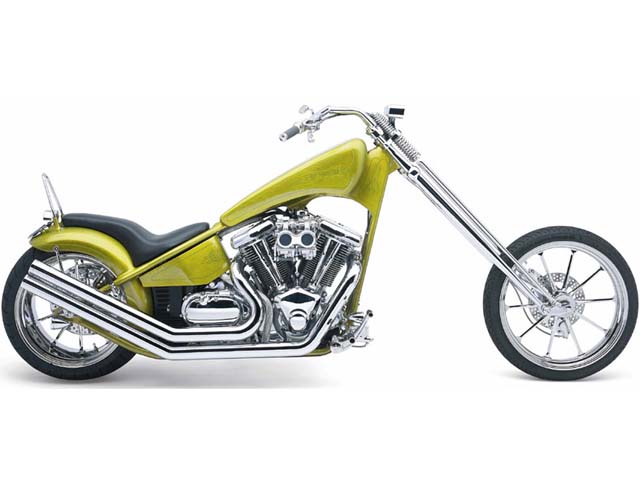 Chopper based on the Kawasaki Vulcan 2000 motorcycle, photo 02.