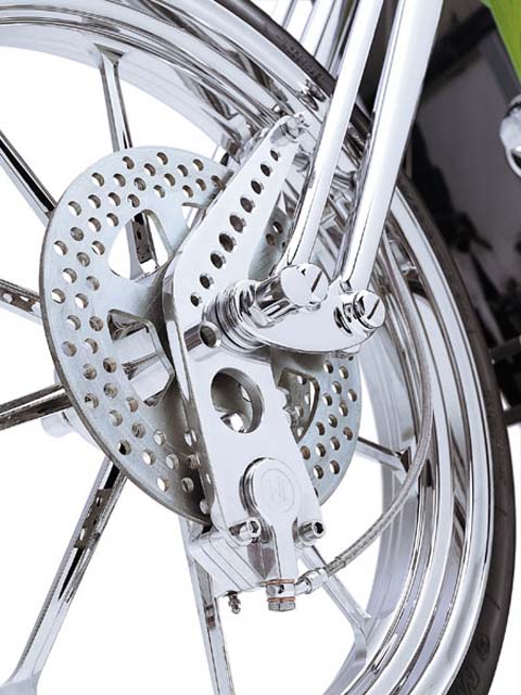 Chopper based on the Kawasaki Vulcan 2000 motorcycle, photo 05.