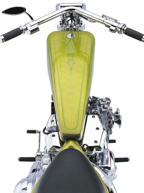 Chopper based on the Kawasaki Vulcan 2000 motorcycle, photo 07.