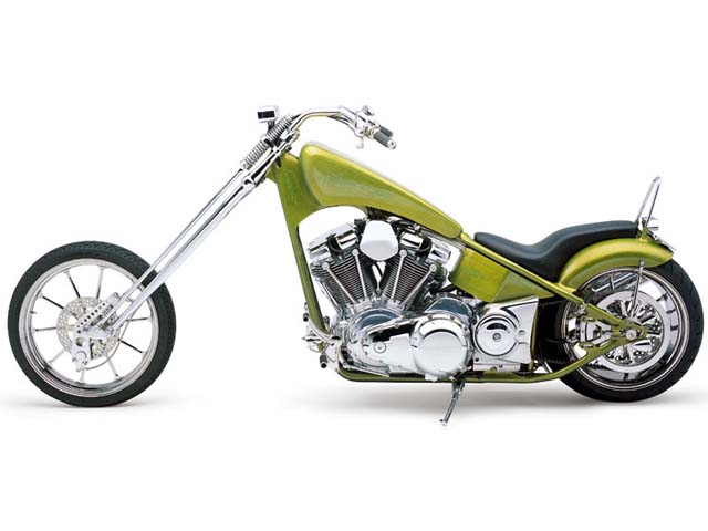 Chopper based on the Kawasaki Vulcan 2000 motorcycle, photo 11.
