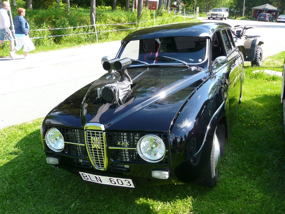 SAAB 95 with V4 engine and supercharging, photo 01.