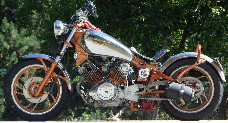 Custom motorcycle Yamaho Virago 1981, photo 02.