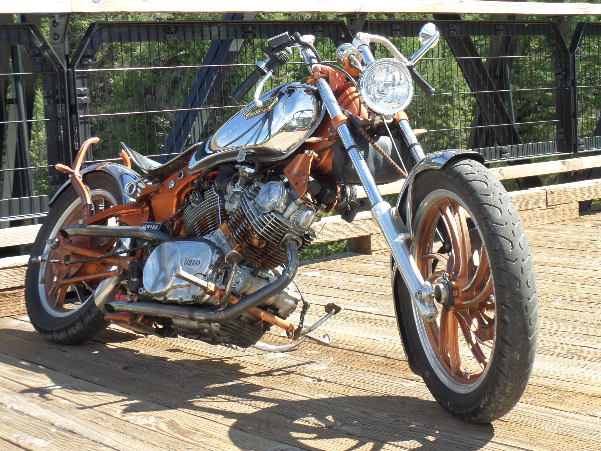 Custom motorcycle Yamaho Virago 1981, photo 06.