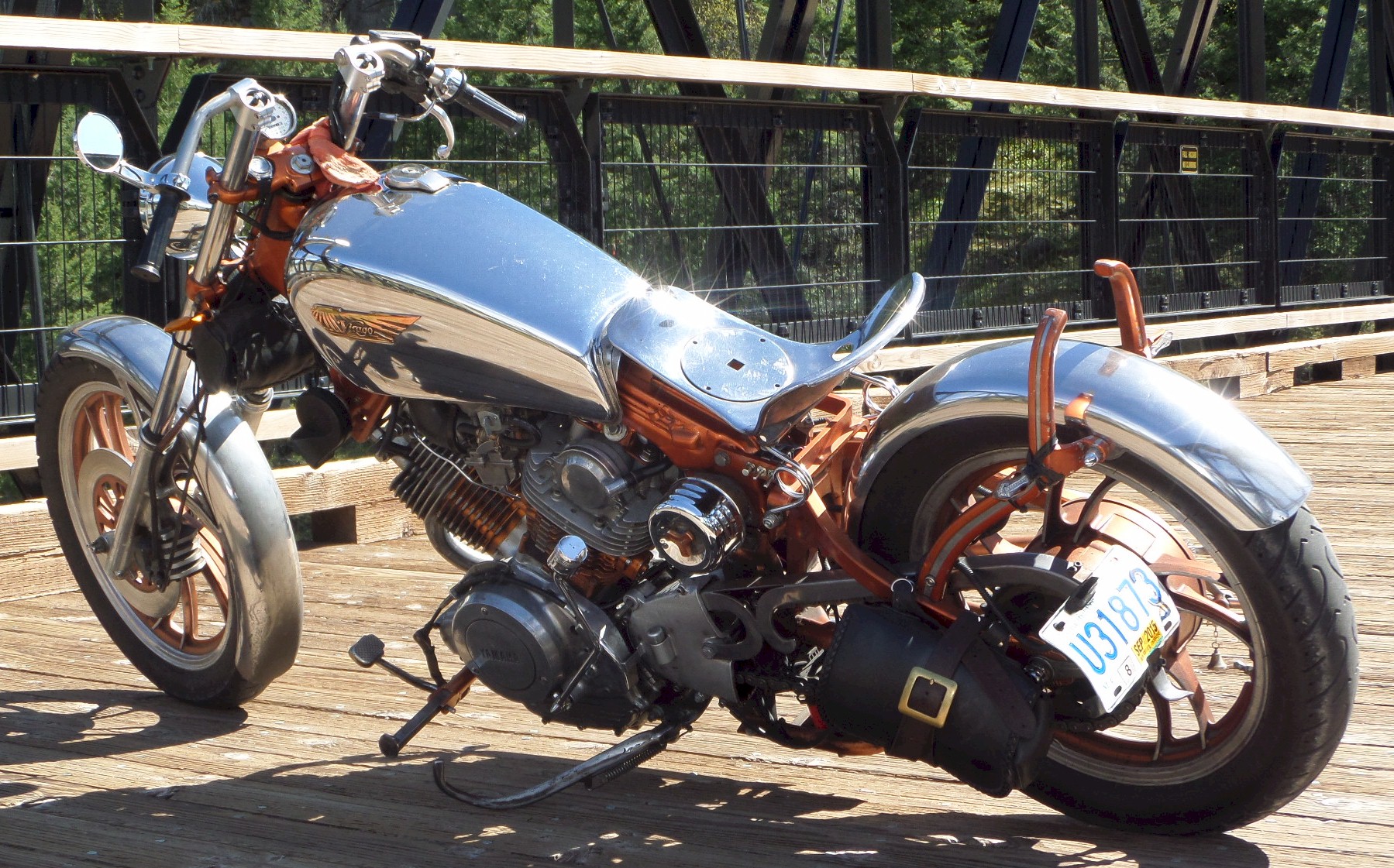 Custom motorcycle Yamaho Virago 1981, photo 07.