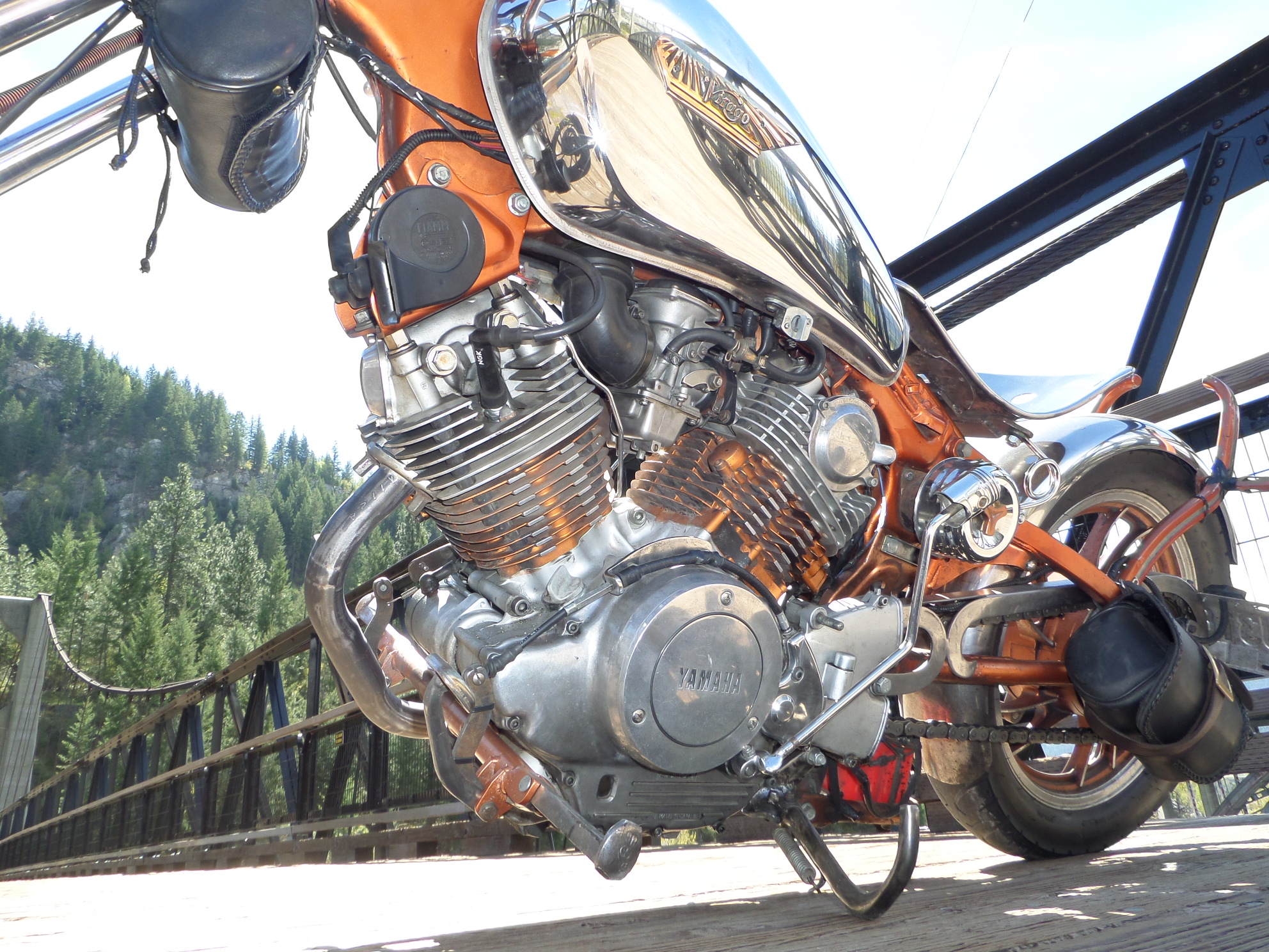 Custom motorcycle Yamaho Virago 1981, photo 09.