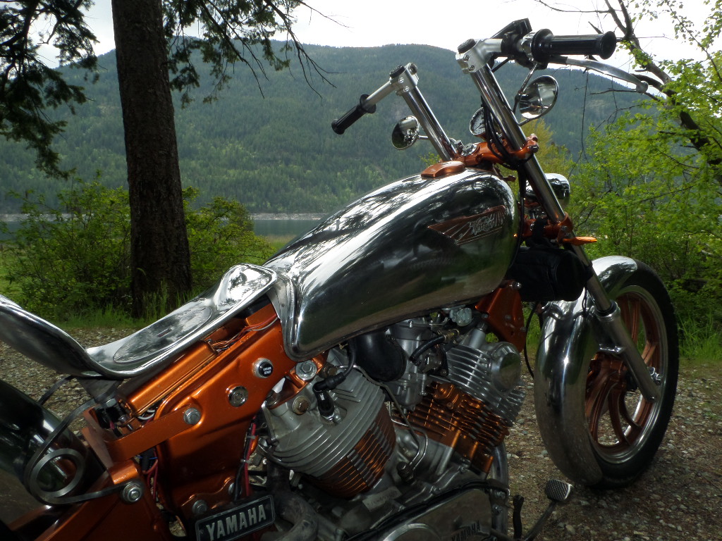 Custom motorcycle Yamaho Virago 1981, photo 12.