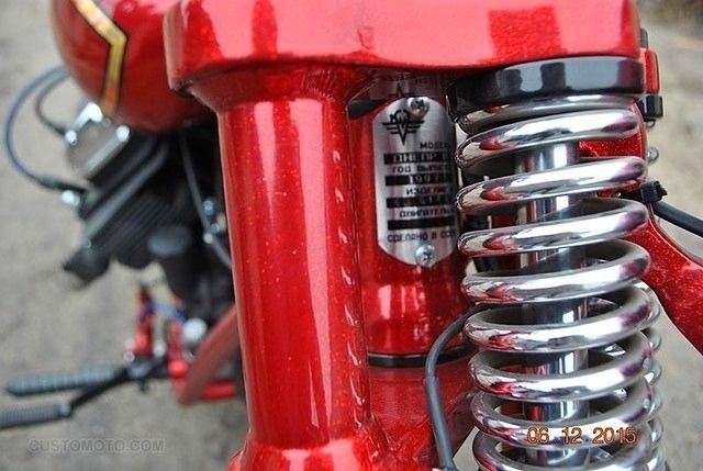 Chopper from the KovalCustom workshop with a MeMZ V4 engine from Zaporozhets, photo 07.