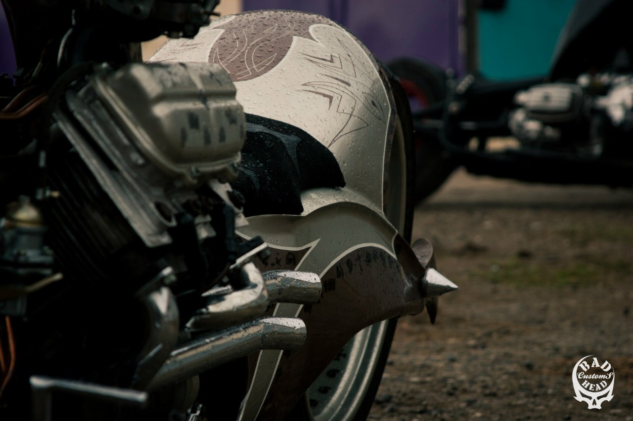Chopper from the BadHead Customs workshop with a MeMZ V4 engine from Zaporozhets, photo 09.