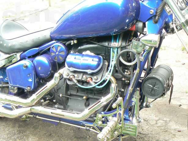 Jedi motorcycle with MeMZ-966G engine, V4, photo 05.