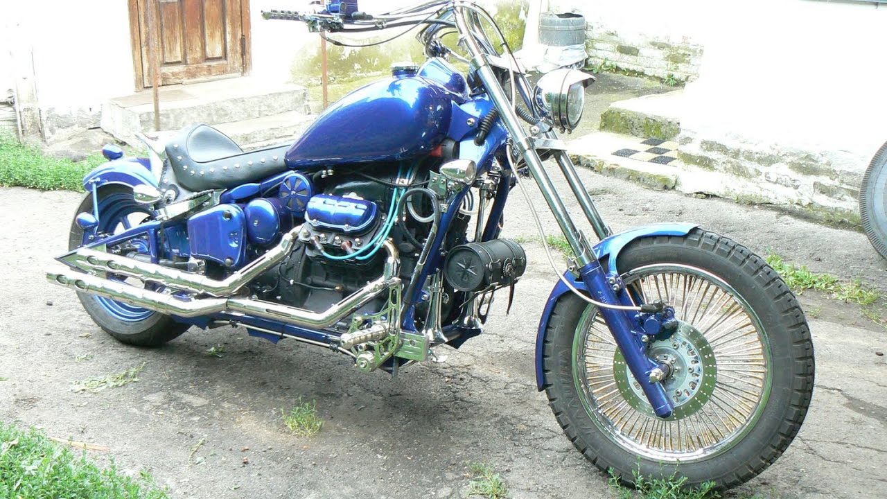 Jedi motorcycle with MeMZ-966G engine, V4, photo 06.