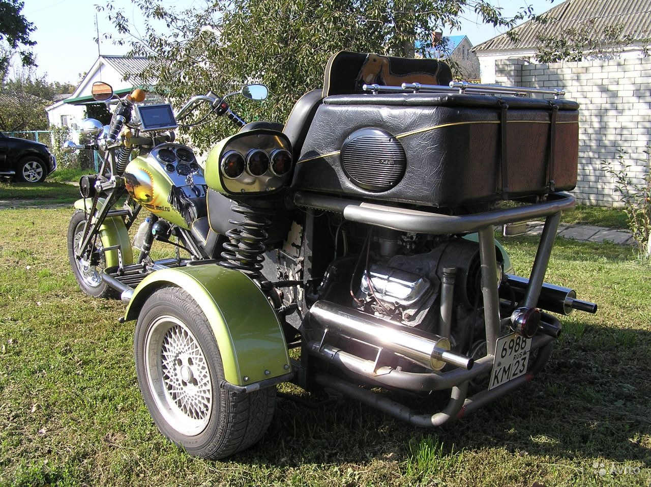 Trike with a V4 MeMZ engine, photo 03.