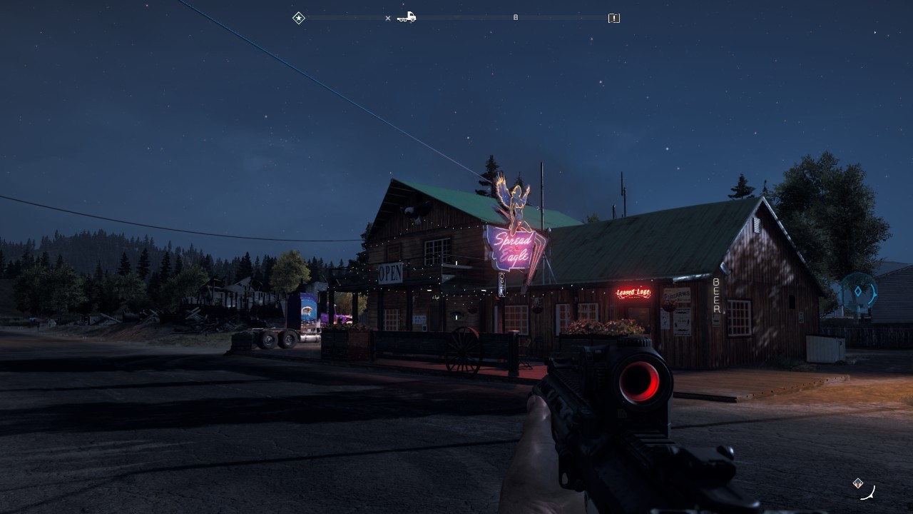 cozy America, screenshot from the game Far Cry 5