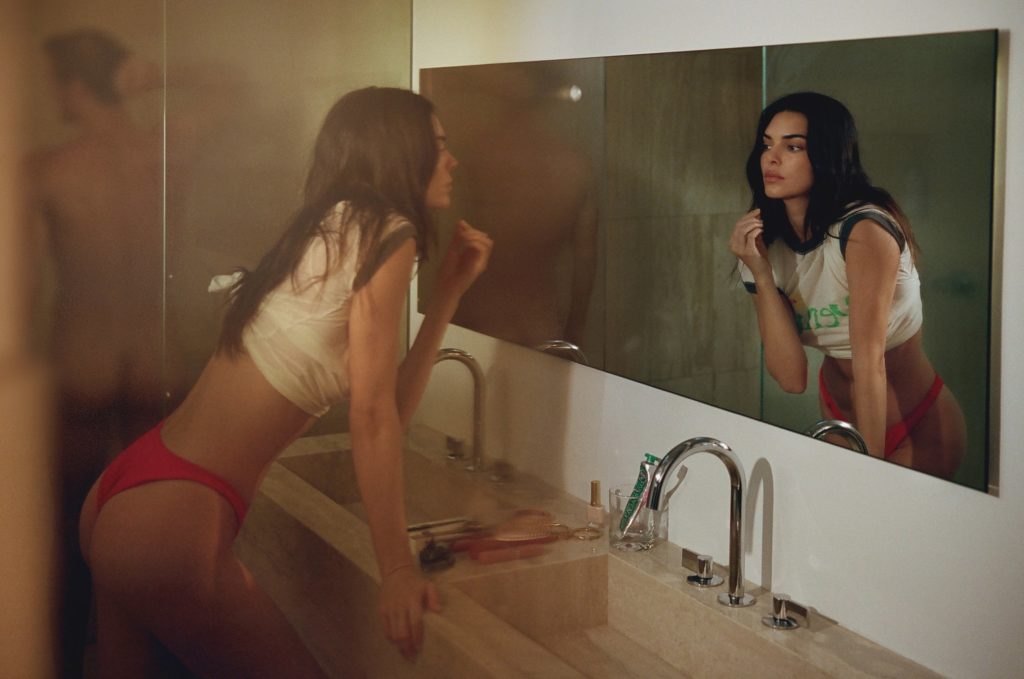 Kendall Jenner, photo in a swimsuit