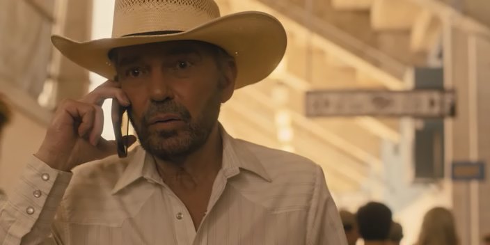 Billy Bob Thornton, a still from the TV series Landman 2024