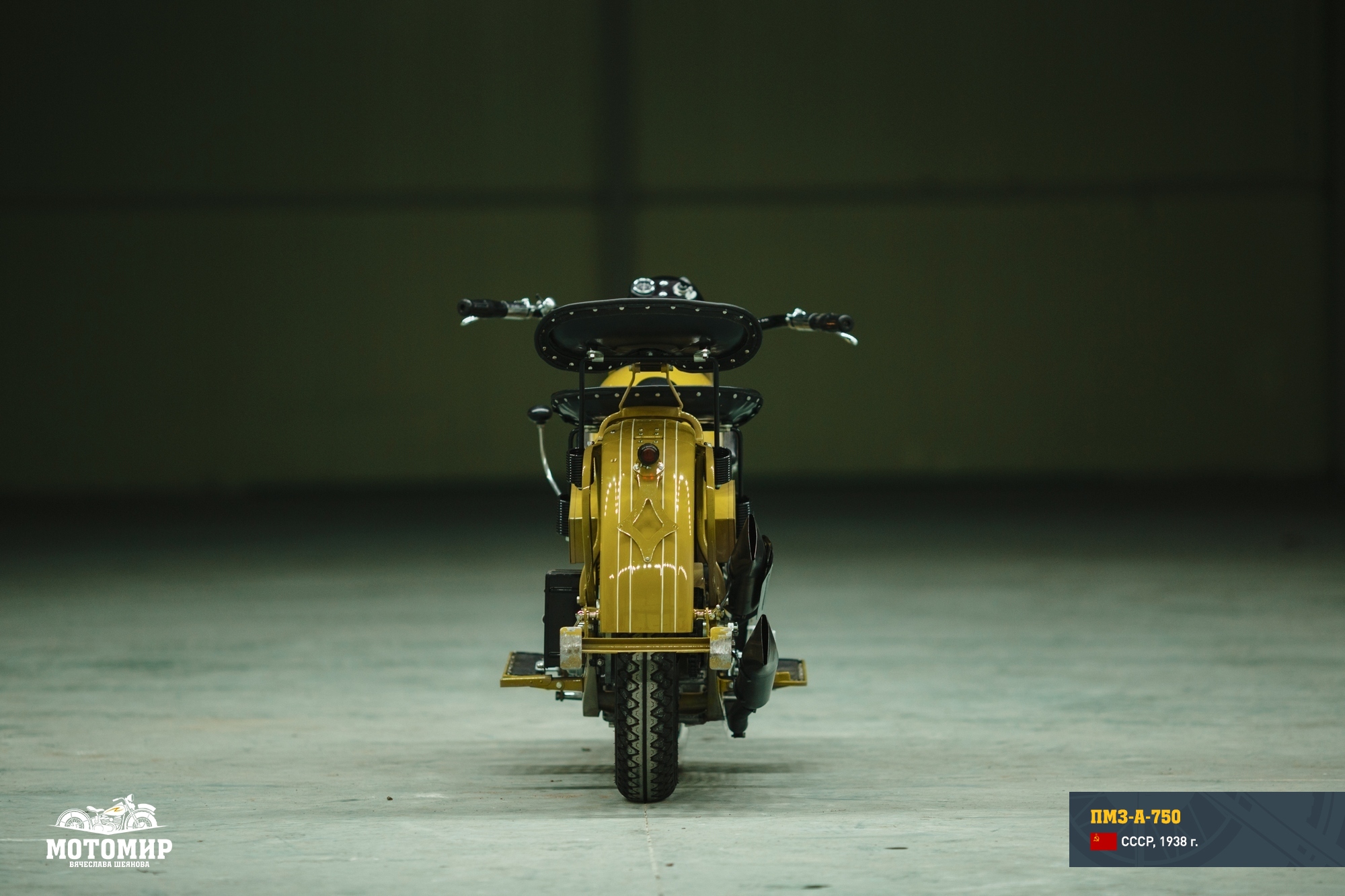 Motorcycle PMZ-A-750, the only Soviet motorcycle with a V-Twin engine, photo 04.